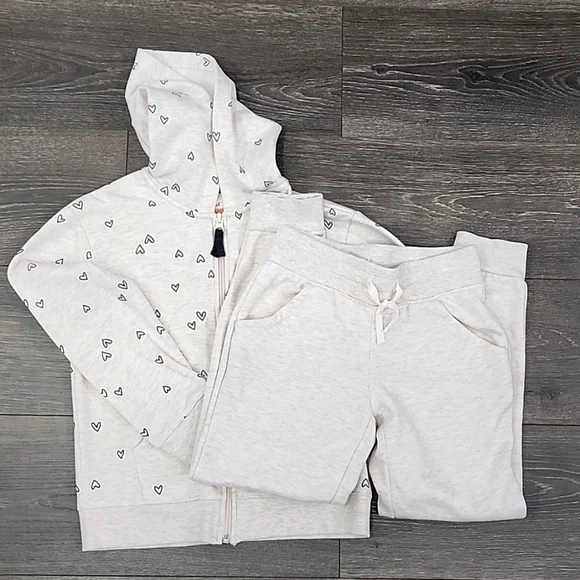 [Bundles] 3-Pack Girls Fleece Hoodie Sweatpants Set Cat&Jack Reebok - Picture 3 of 15